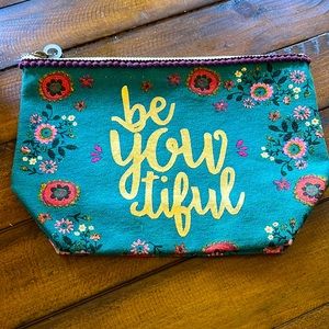 Be-You-Tiful Makeup Zipper Pouch